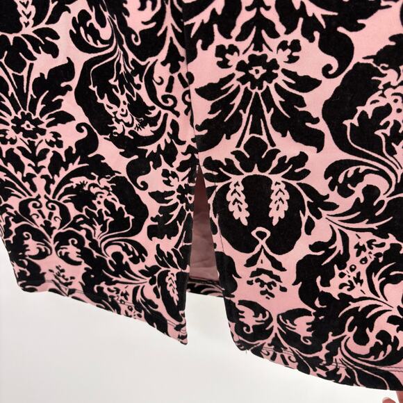 VTG Bailey Blue Pink & Black Off the Shoulder Mini Dress y2k Size M - Picture 4 of 8